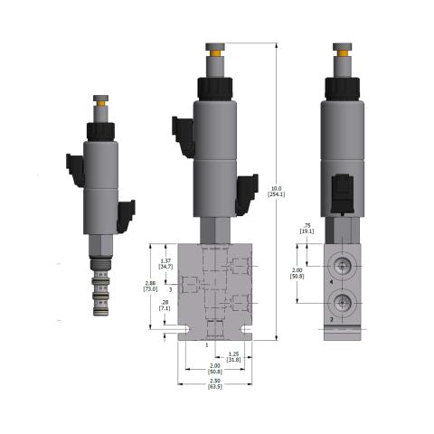 DPV-100-34C DIMENSIONS